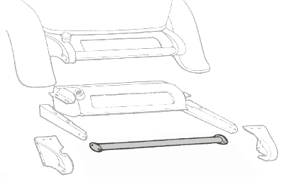 1932 Ford Rear Spreader Bars